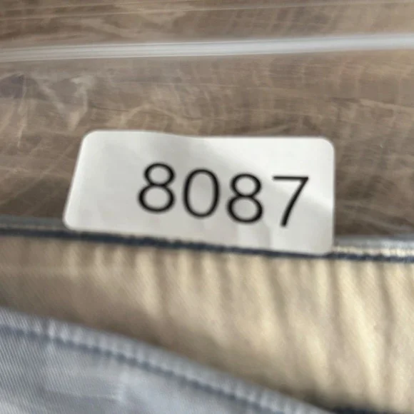 Abercrombie & Fitch Langdon Slim Stretch Chino Pants Light Blue Pastel Men 32x32 - Picture 8 of 11